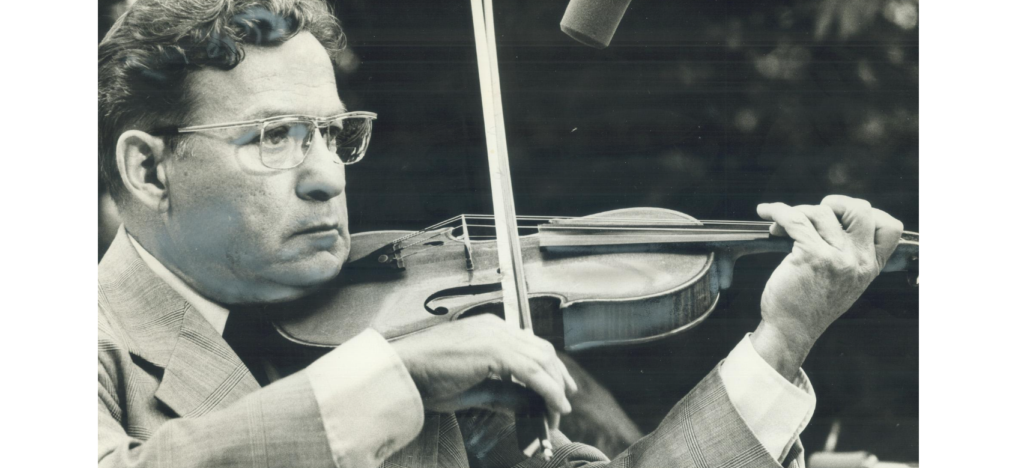 Jean Carignan, famous Quebecois fiddler